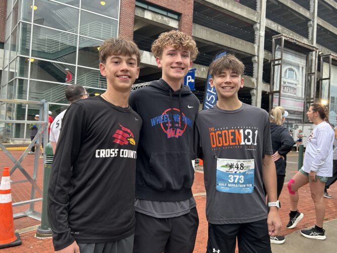 Wheeling Park High Cross Country Members Run The Ogden Half-Marathon